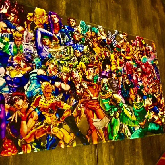 Jojo’s Bizarre Adventure Computer Mouse Pad Nonslip Base Anime 29" x 15" Desktop - Picture 1 of 8